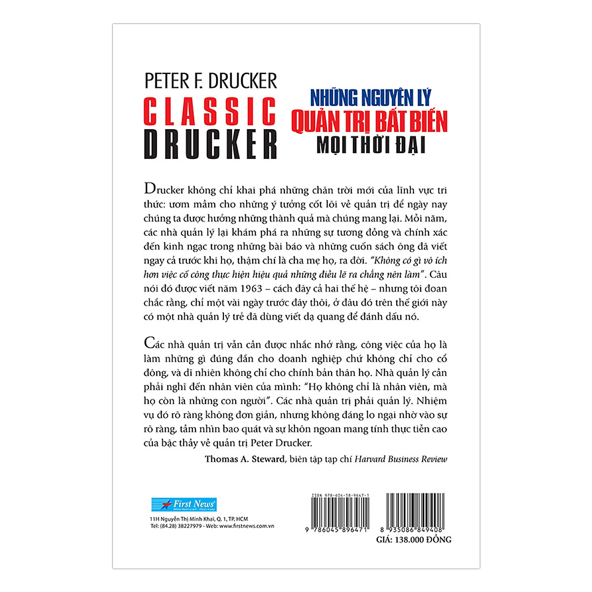 những nguyên lý quản trị bất biến mọi thời đại