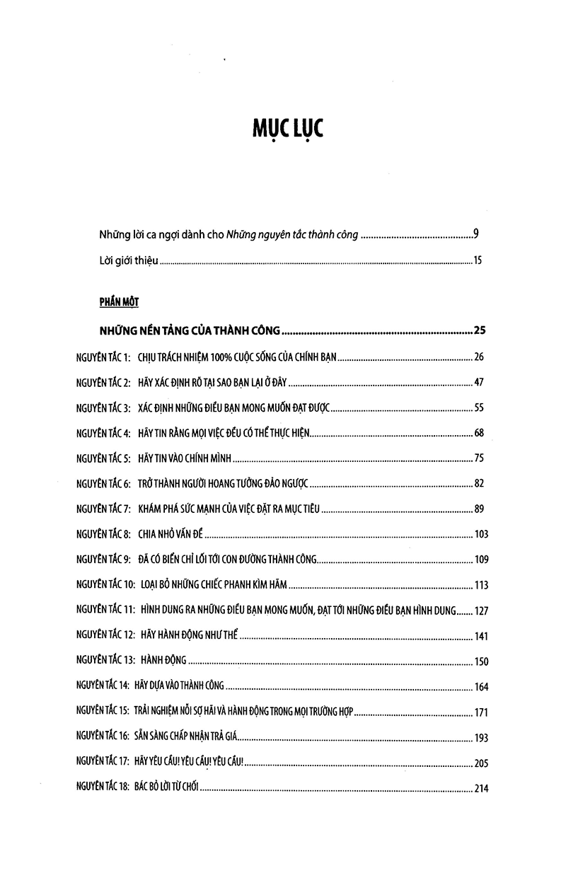 những nguyên tắc thành công (tái bản)