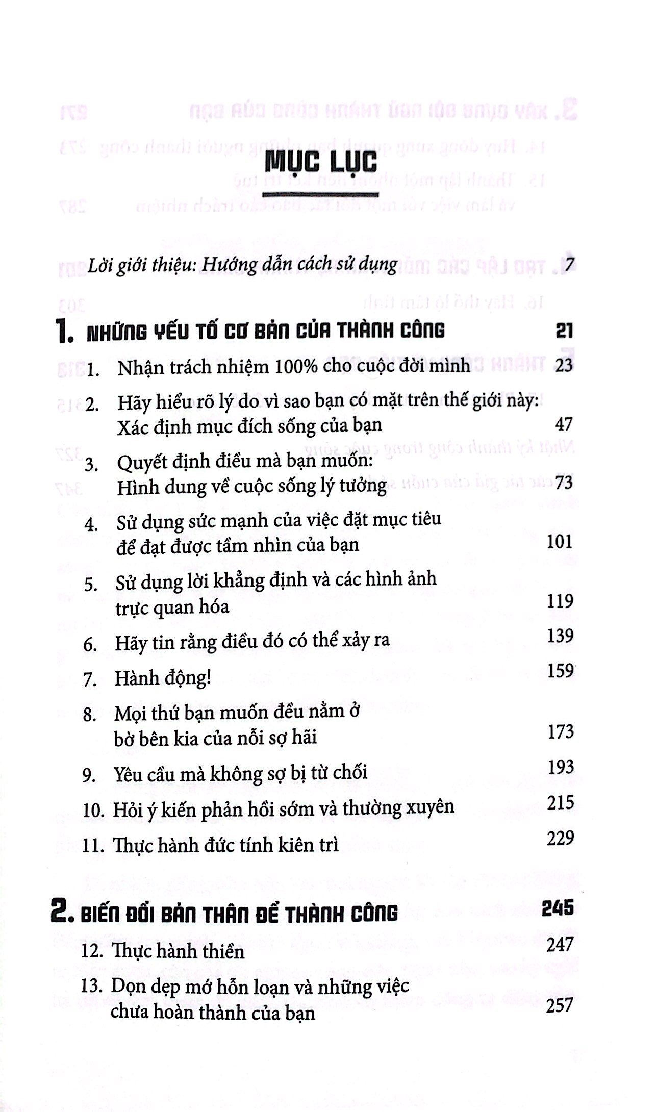 những nguyên tắc thành công - thực hành