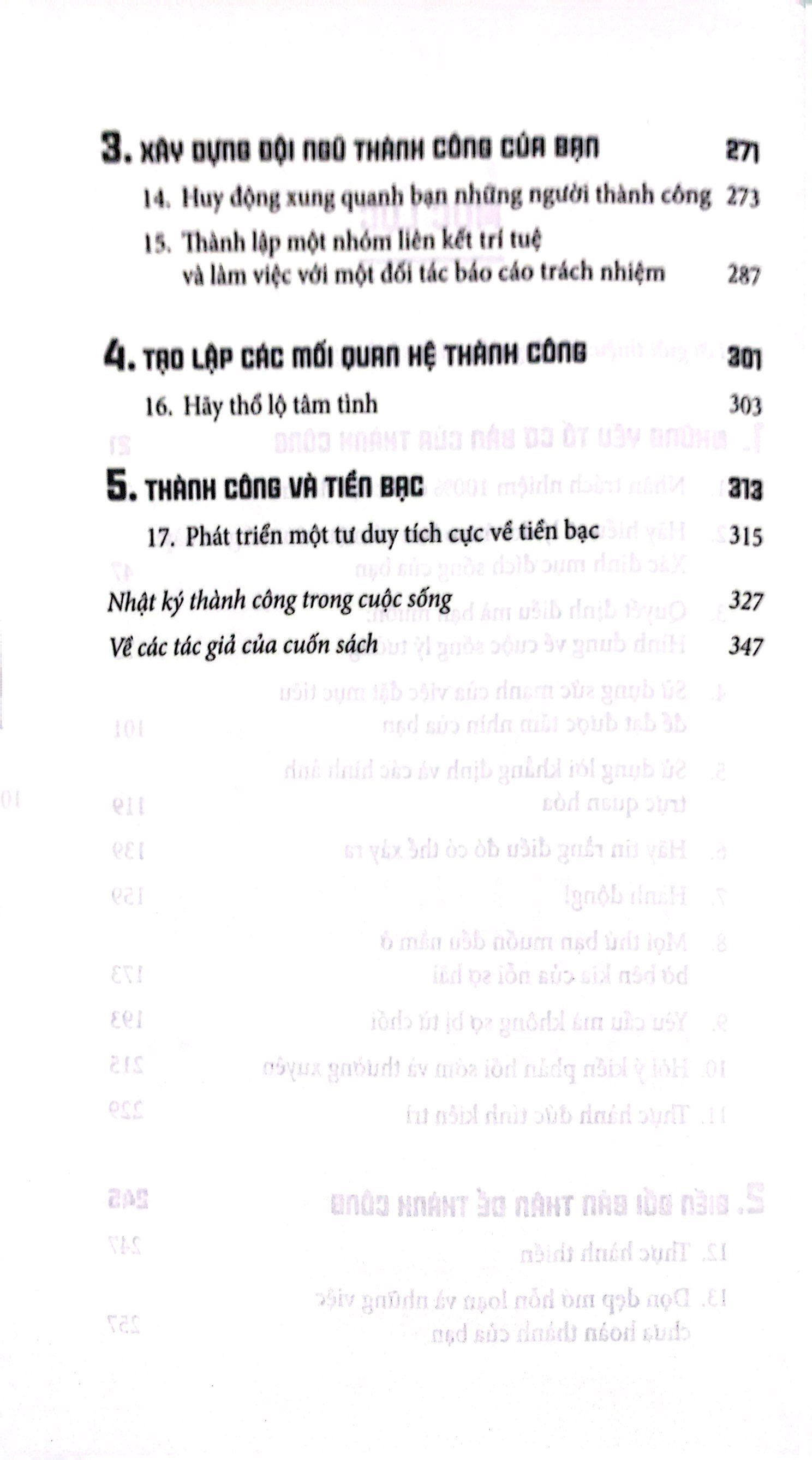 những nguyên tắc thành công - thực hành