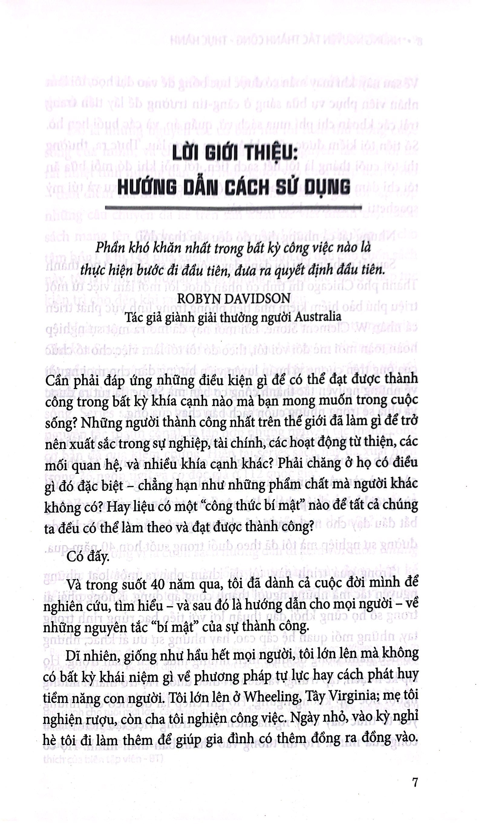 những nguyên tắc thành công - thực hành