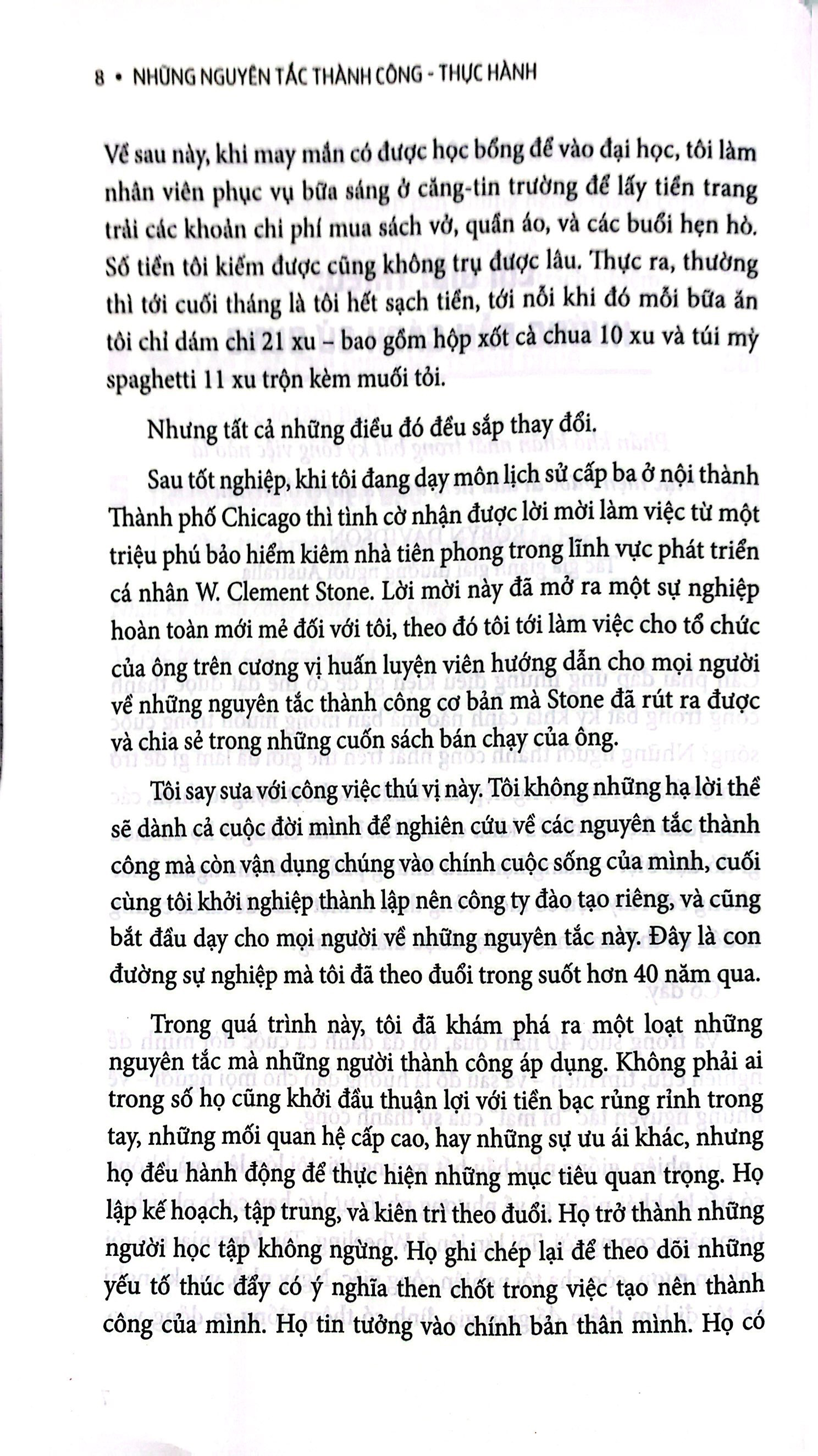 những nguyên tắc thành công - thực hành