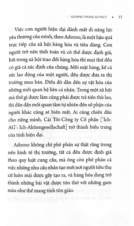 những nhà tư tưởng lớn - adorno trong 60 phút