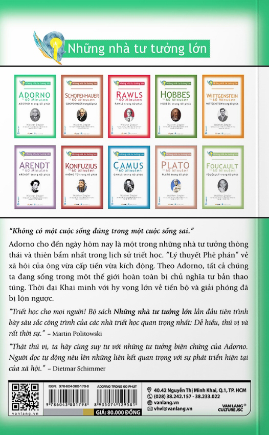 những nhà tư tưởng lớn - adorno trong 60 phút