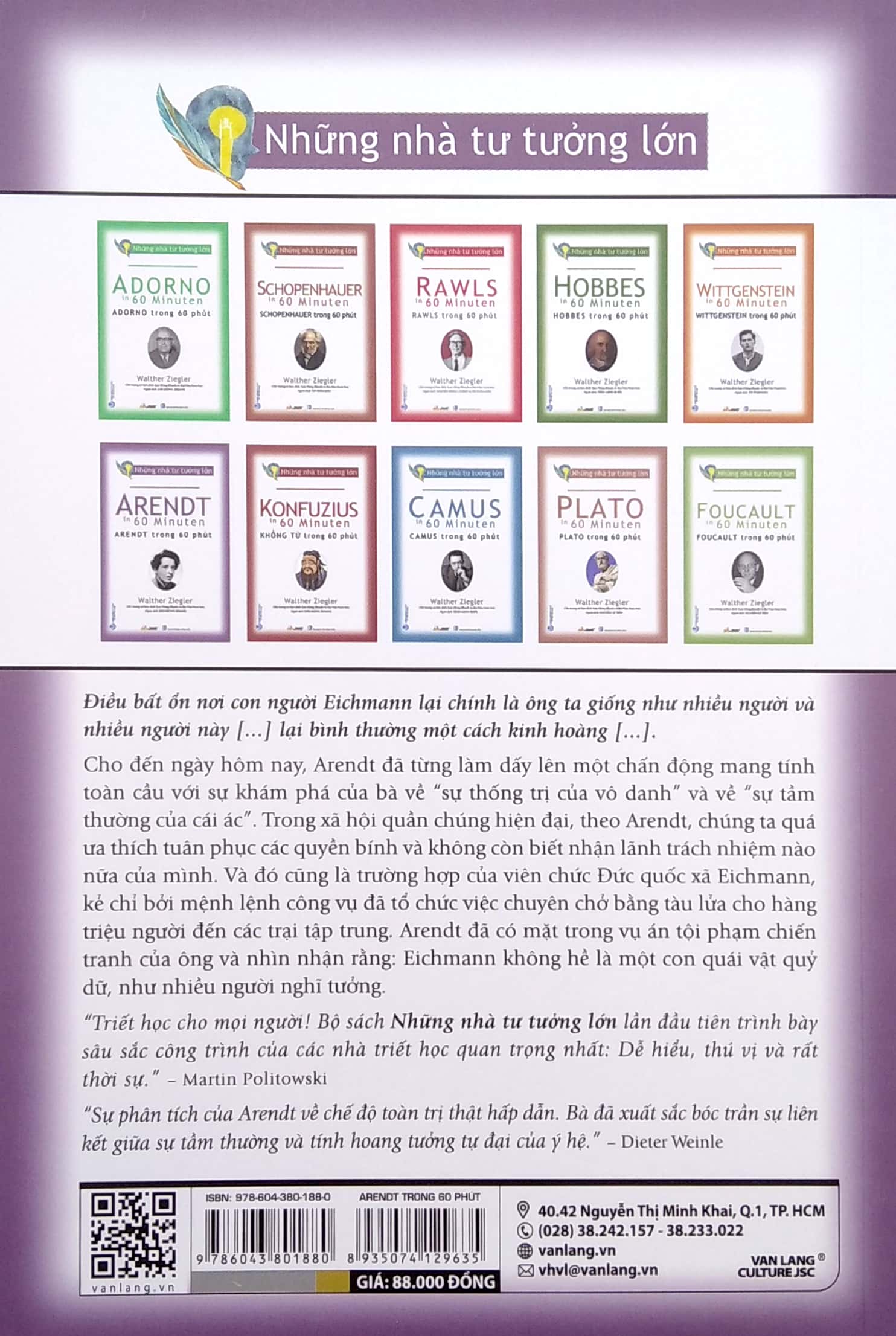 những nhà tư tưởng lớn - arendt in 60 minuten - arendt trong 60 phút