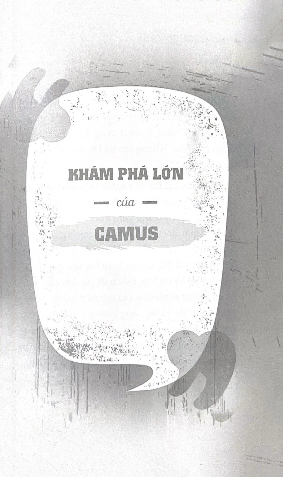 những nhà tư tưởng lớn - camus trong 60 phút
