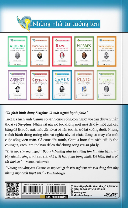 những nhà tư tưởng lớn - camus trong 60 phút