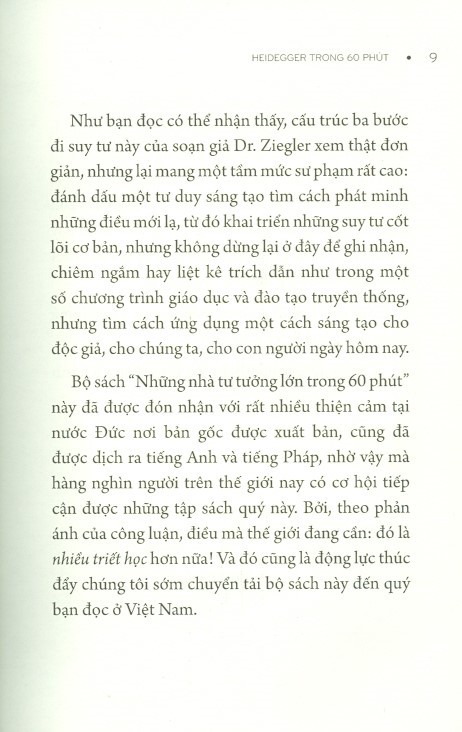 những nhà tư tưởng lớn - heidegger trong 60 phút