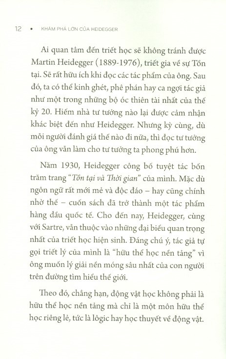 những nhà tư tưởng lớn - heidegger trong 60 phút