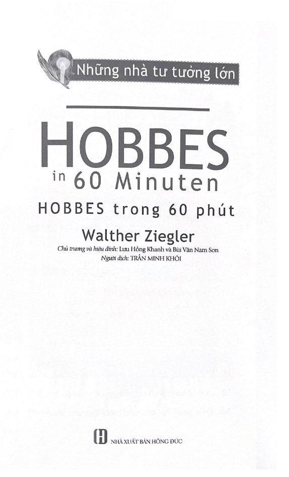 những nhà tư tưởng lớn - hobbes