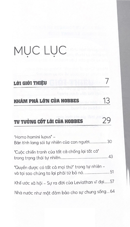 những nhà tư tưởng lớn - hobbes