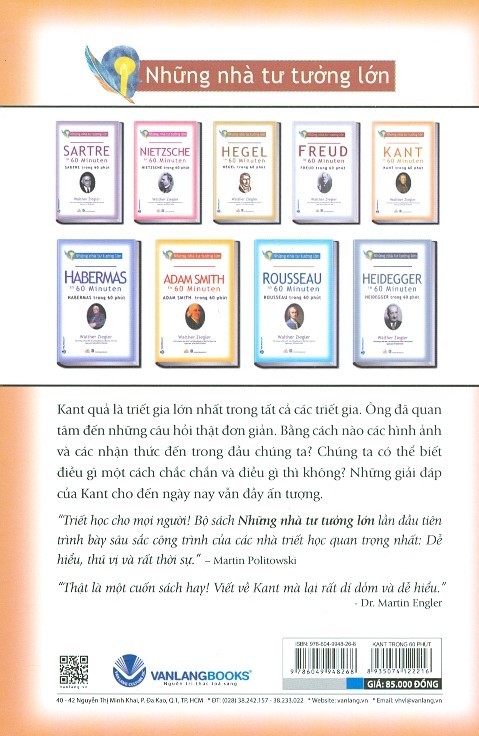 những nhà tư tưởng lớn - kant trong 60 phút