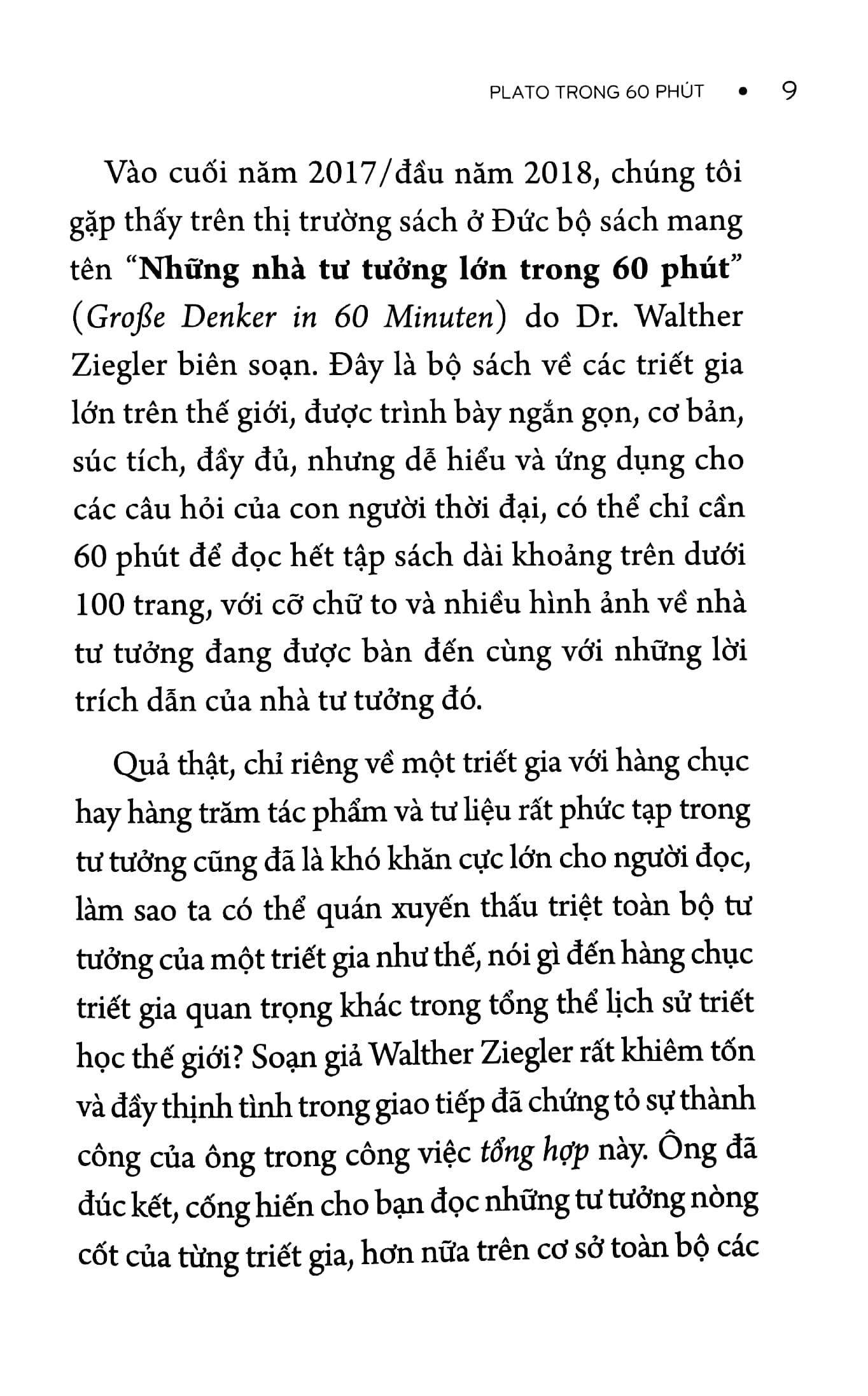 những nhà tư tưởng lớn - plato in 60 minuten - plato trong 60 phút