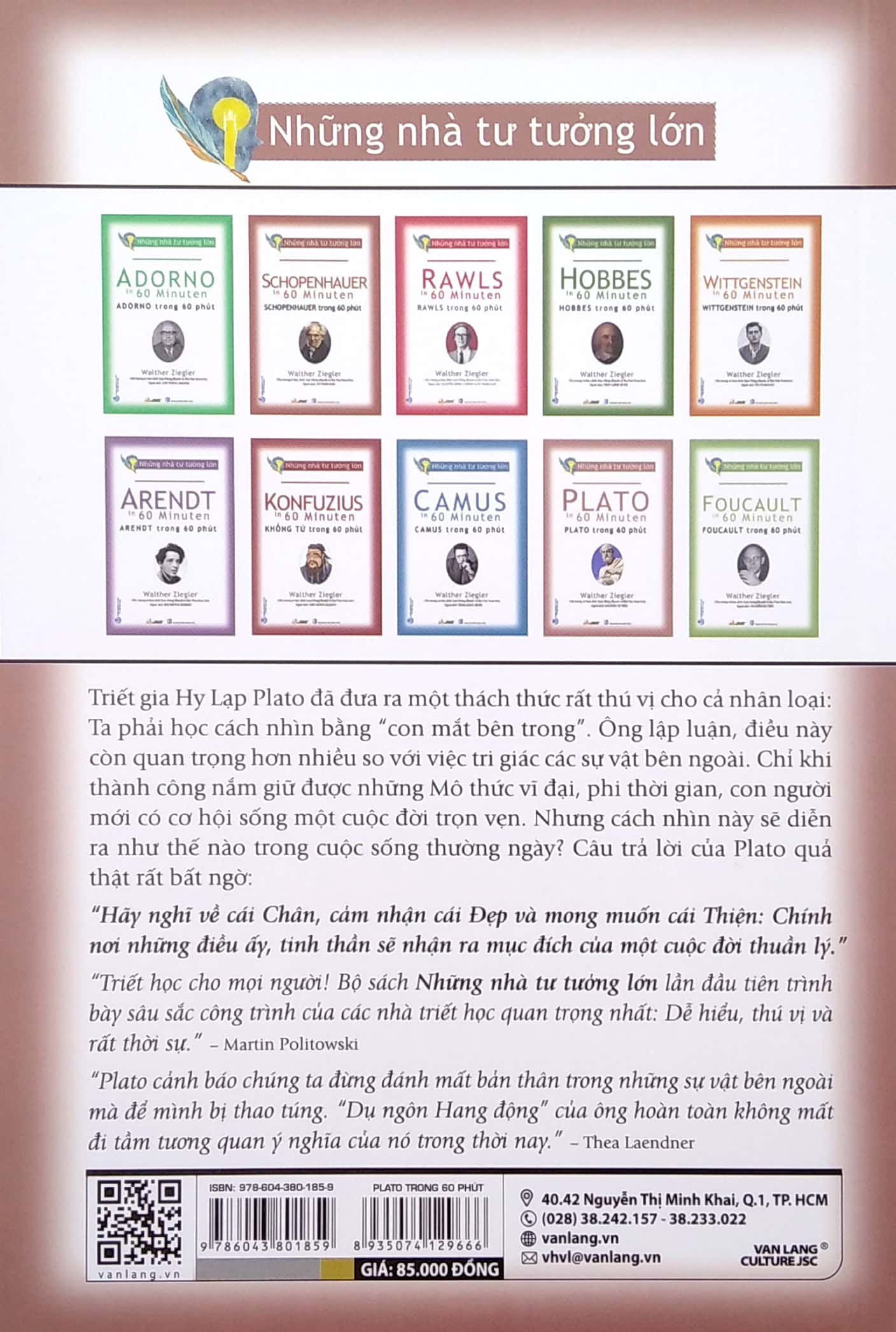 những nhà tư tưởng lớn - plato in 60 minuten - plato trong 60 phút
