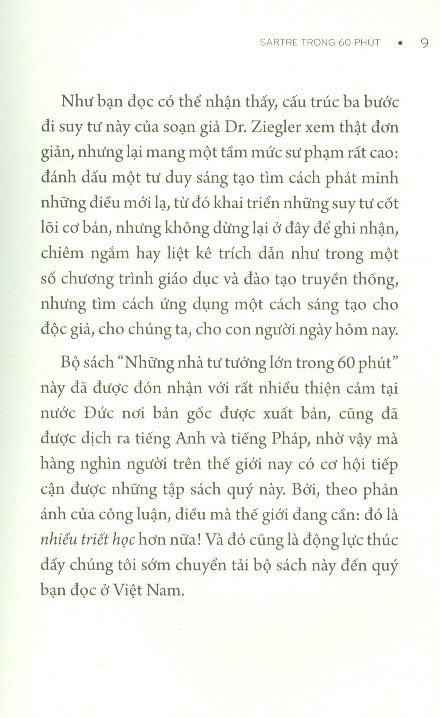 những nhà tư tưởng lớn - sartre trong 60 phút