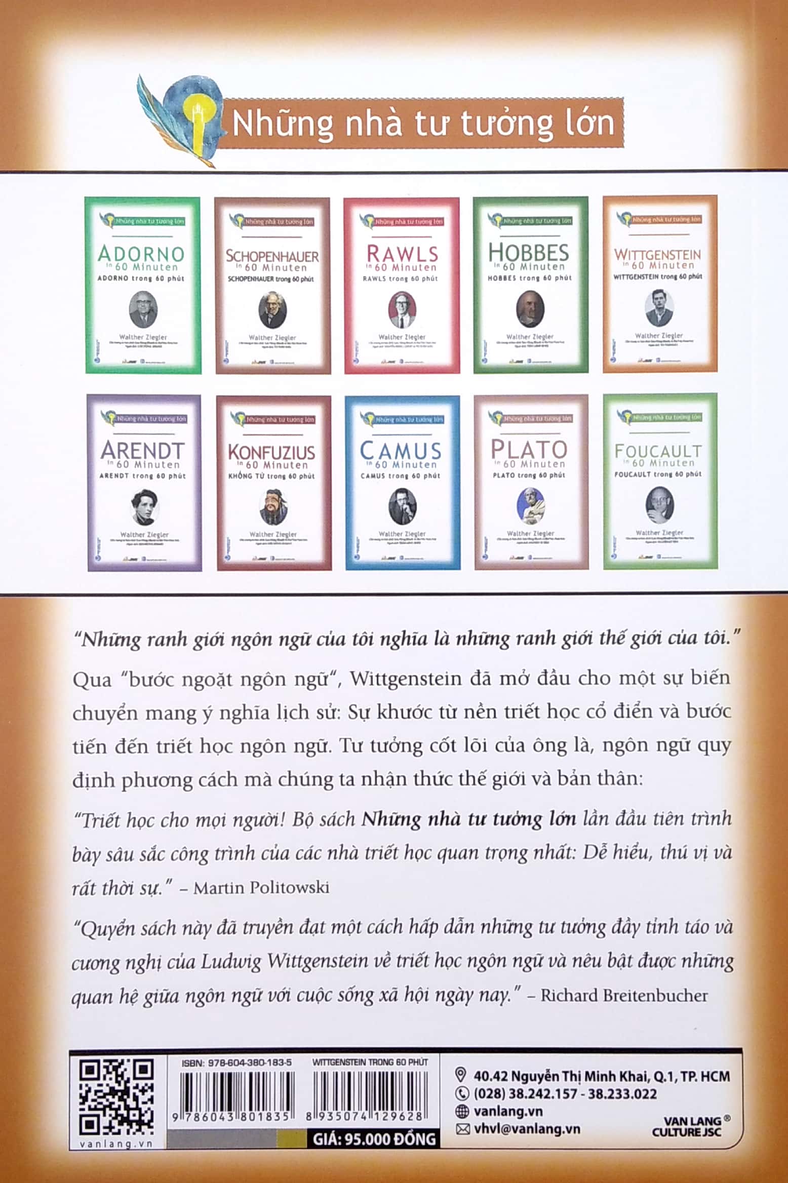 những nhà tư tưởng lớn - wittgenstein in 60 minuten - wittgenstein trong 60 phút