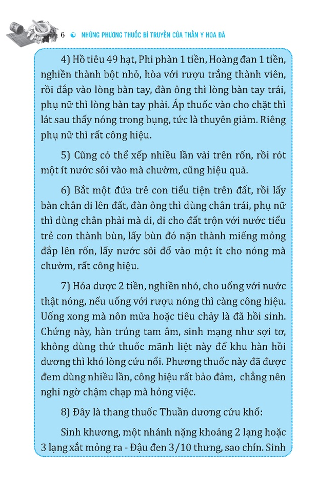 những phương thuốc bí truyền của thần y hoa đà (theo bản của khai trí 1969)