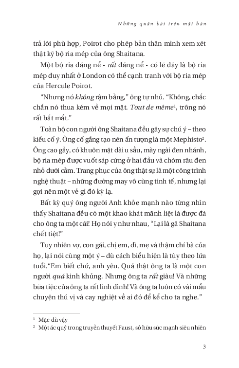 những quân bài trên mặt bàn - cards on the table