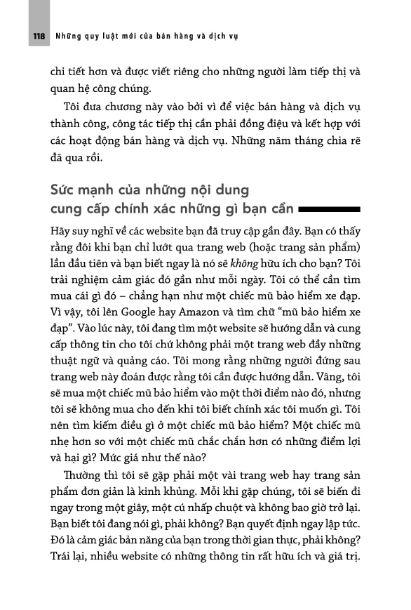 những quy luật mới của bán hàng và dịch vụ