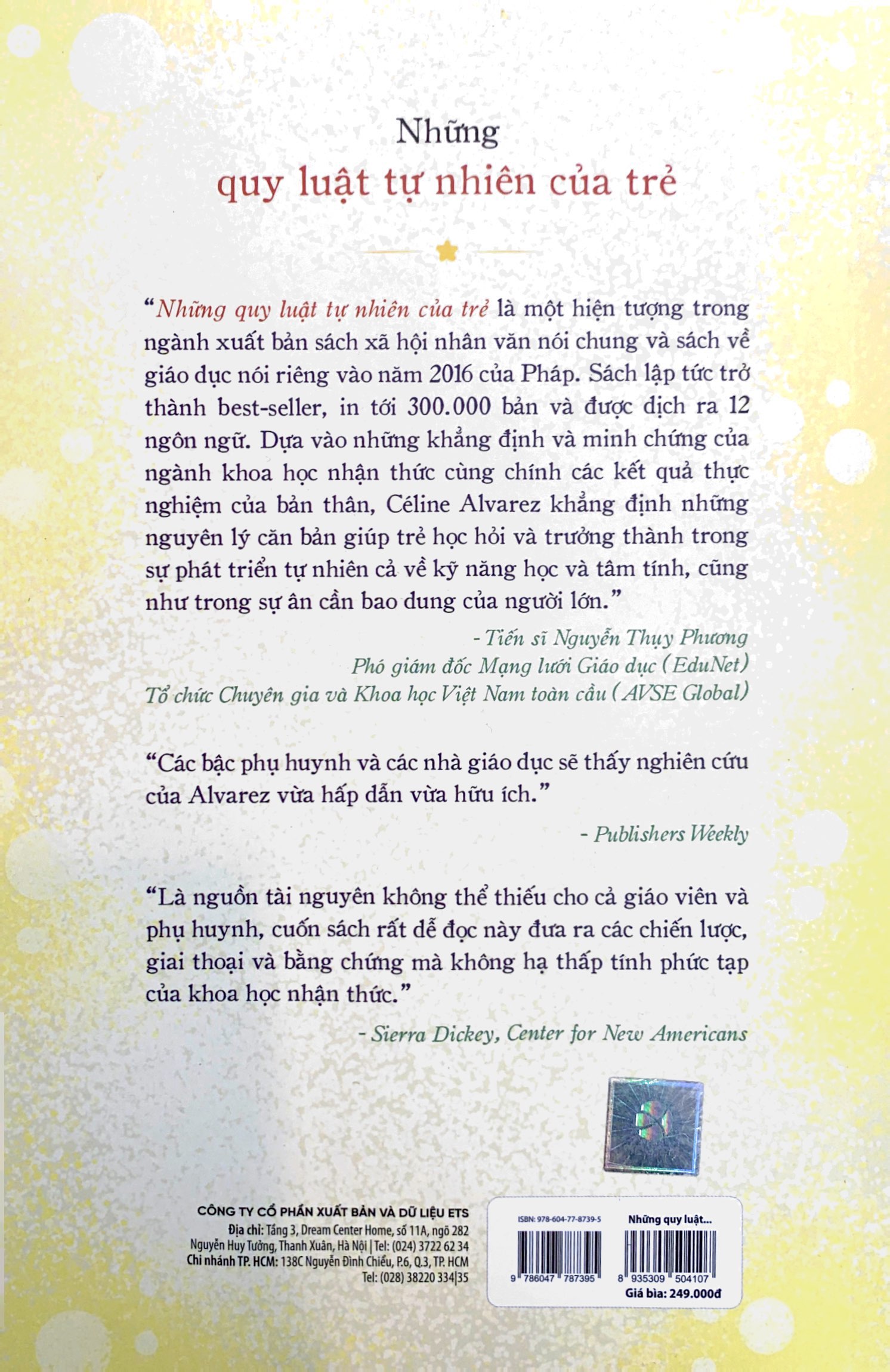 những quy luật tự nhiên của trẻ - cuộc cách mạng trong giáo dục mầm non từ gia đình đến nhà trường