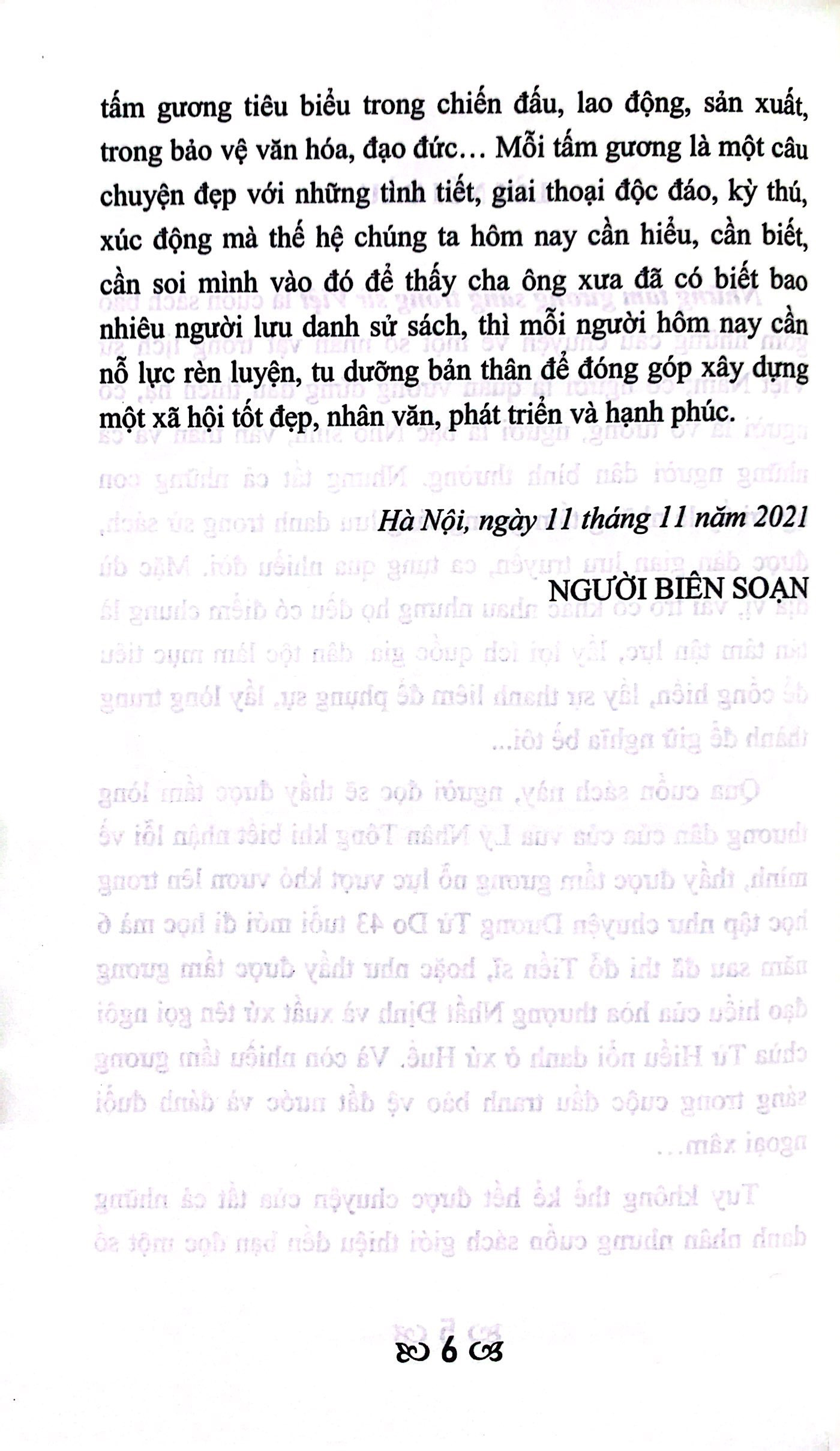 những tấm gương sáng trong sử việt