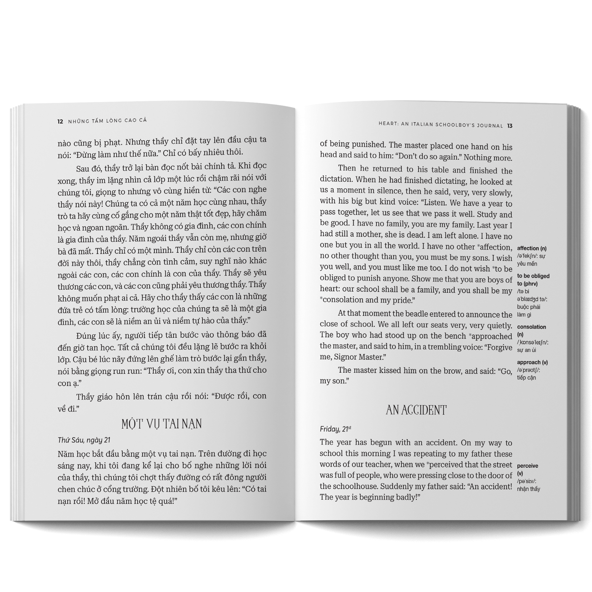 những tấm lòng cao cả - heart: an italian schoolboyℹs journal - song ngữ việt-anh