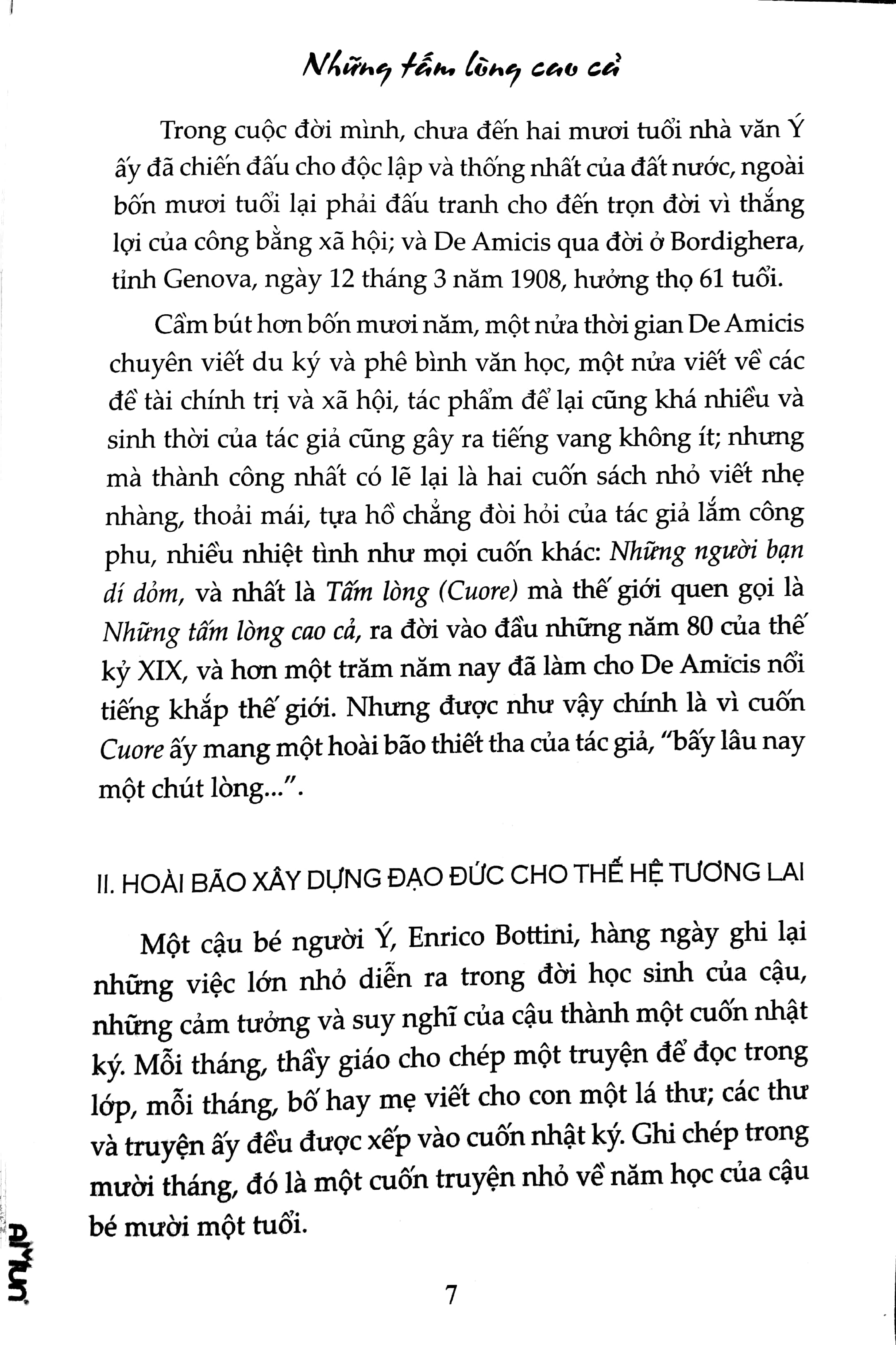 những tấm lòng cao cả (tái bản 2018)