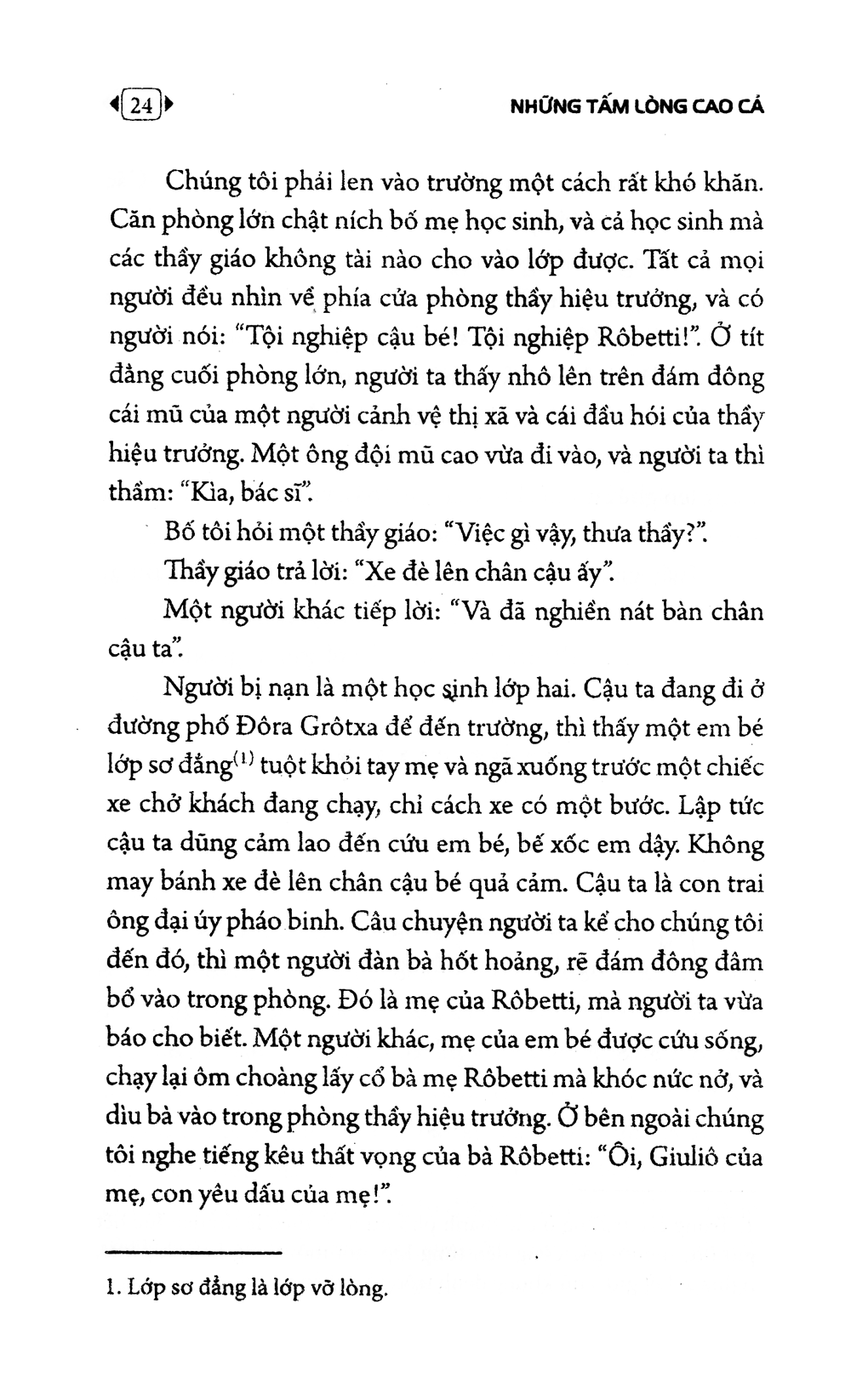những tấm lòng cao cả (tái bản 2022)