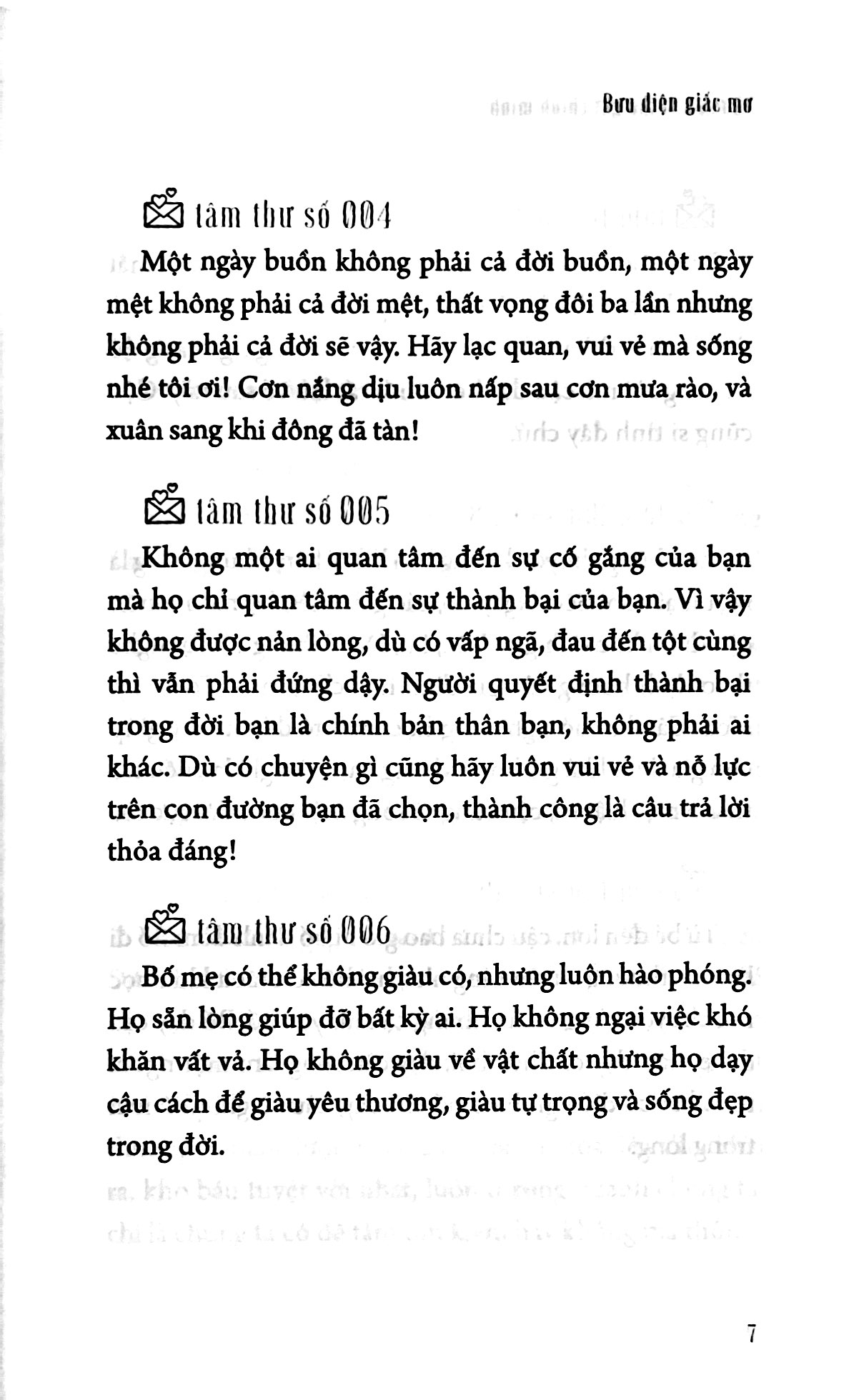 những tâm thư gửi chính mình