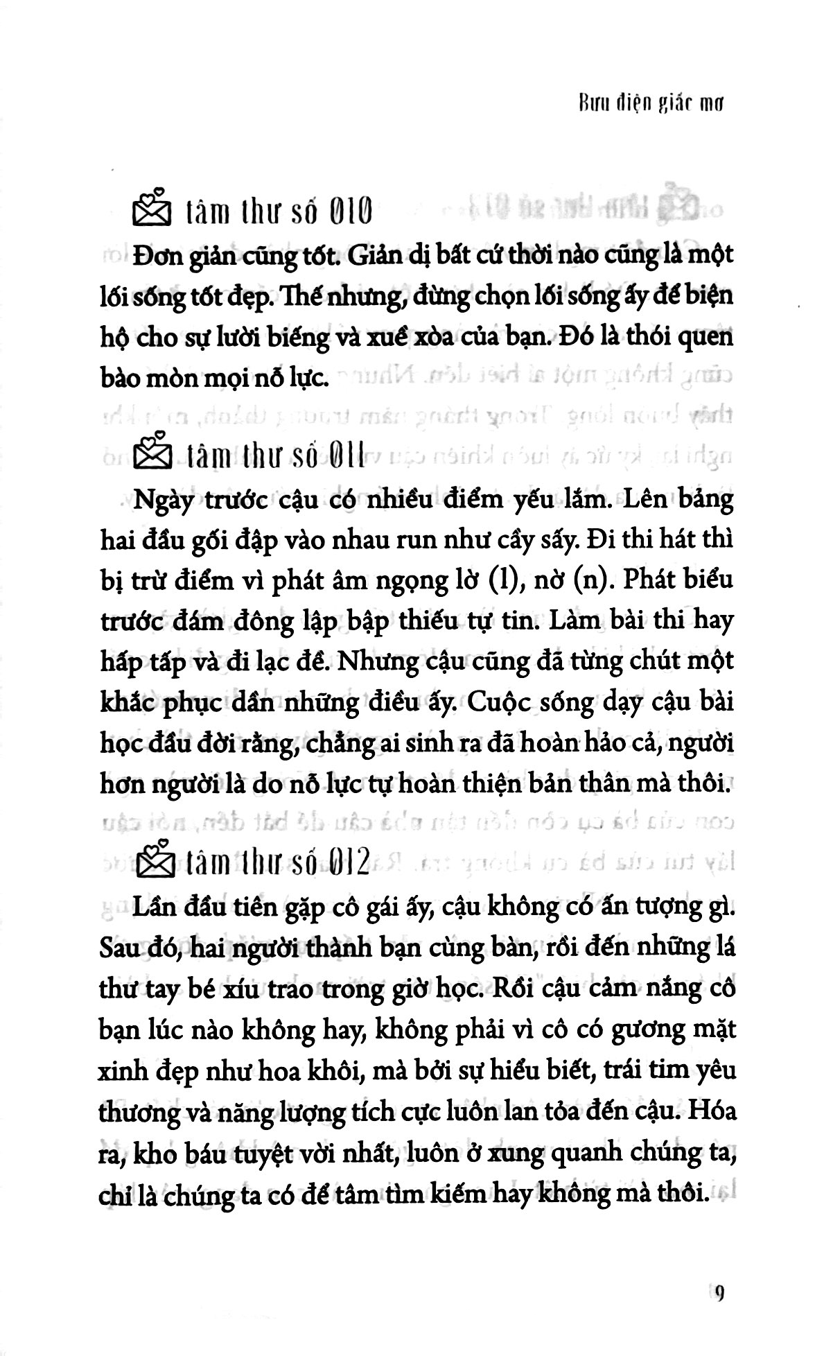 những tâm thư gửi chính mình