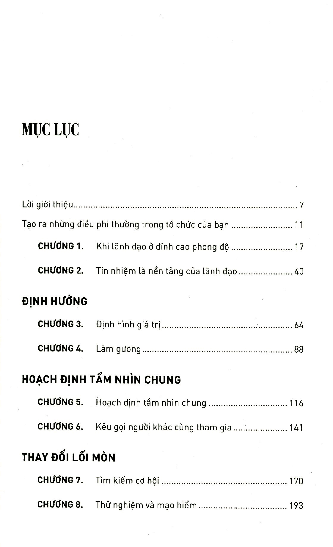 những thách thức của nhà lãnh đạo