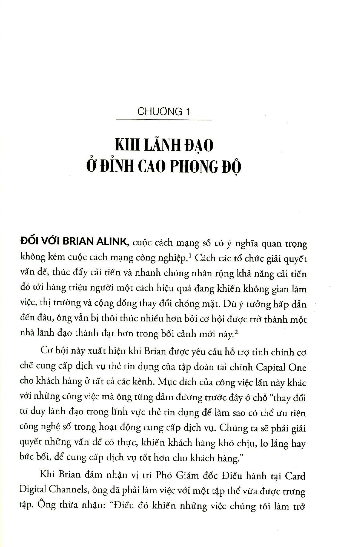 những thách thức của nhà lãnh đạo
