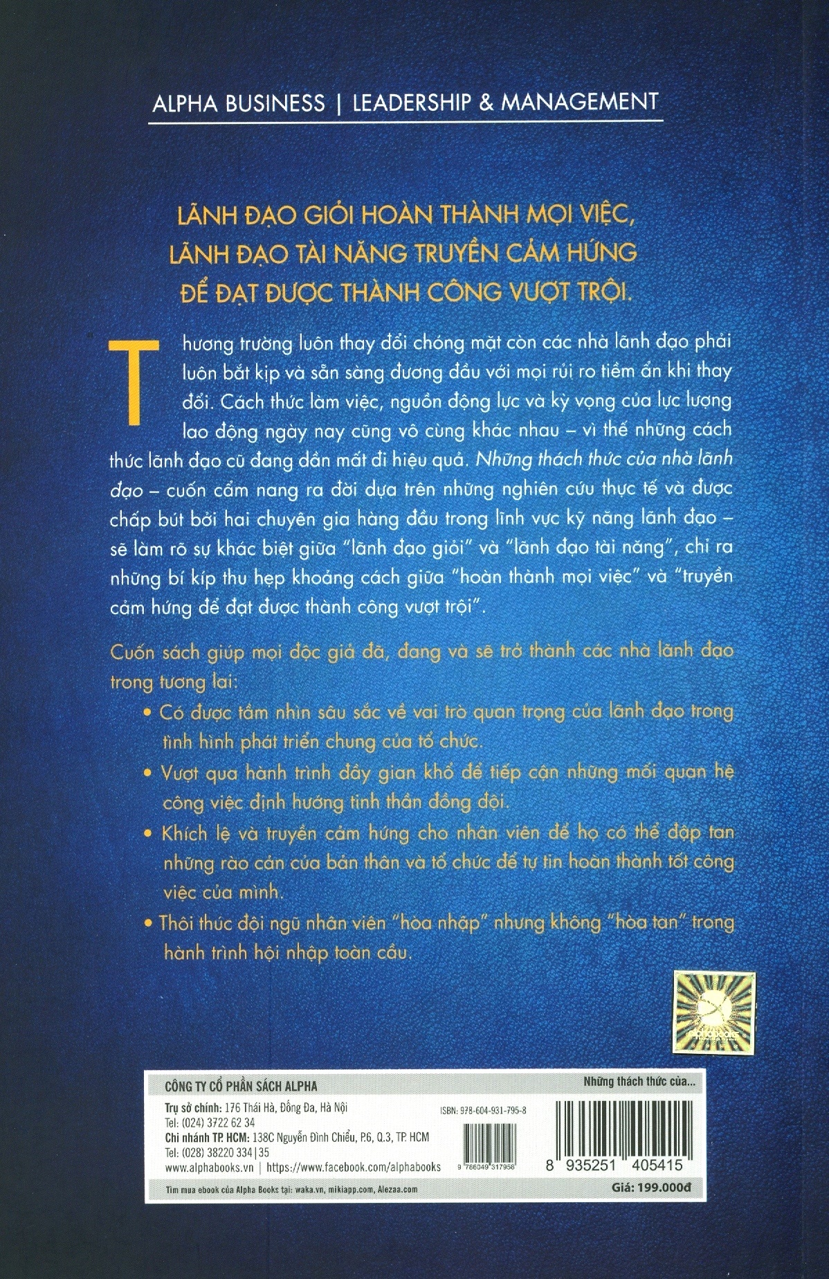 những thách thức của nhà lãnh đạo