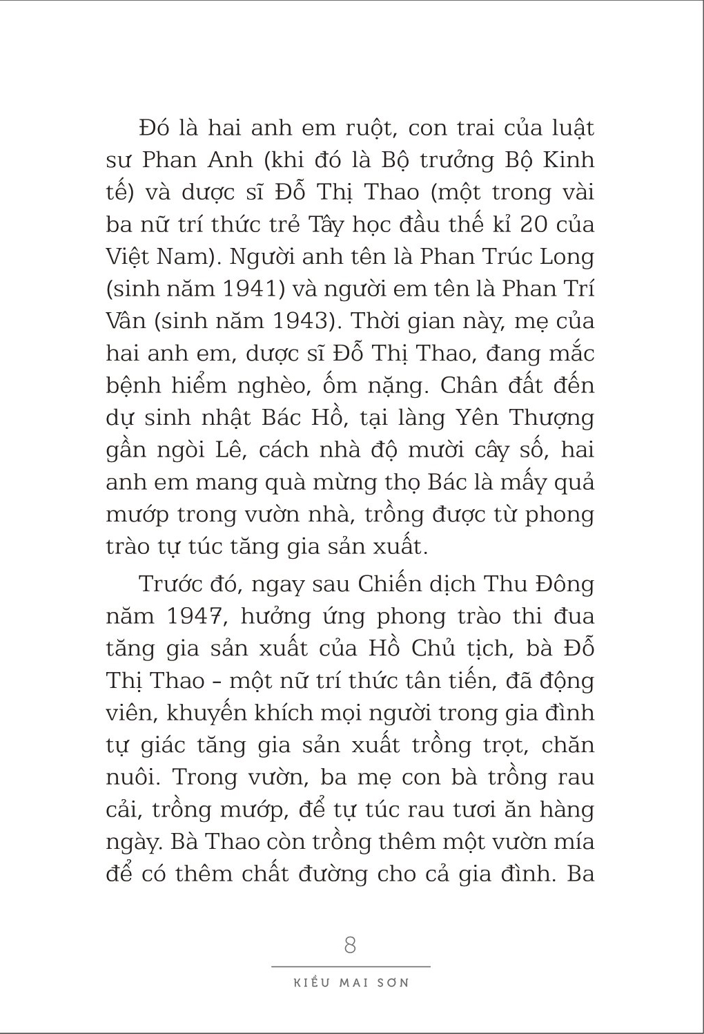 những thiếu nhi bên bác ngày ấy