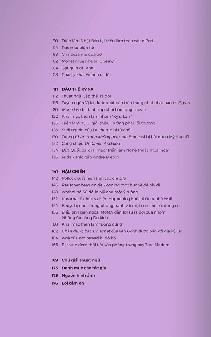 những thời khắc then chốt của nghệ thuật