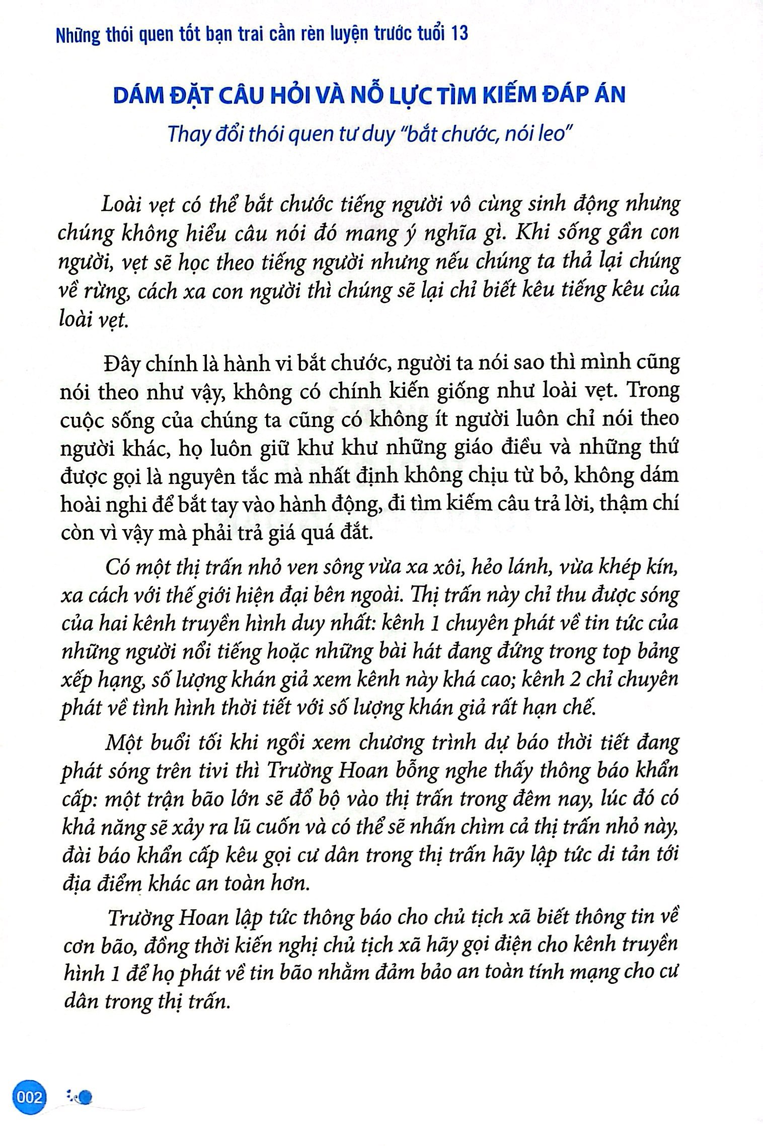 những thói quen tốt bạn trai cần rèn luyện trước tuổi 13