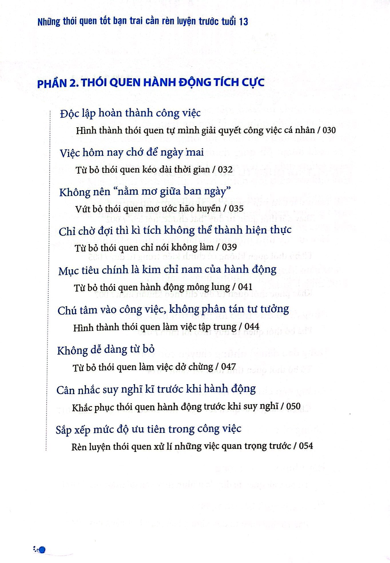 những thói quen tốt bạn trai cần rèn luyện trước tuổi 13