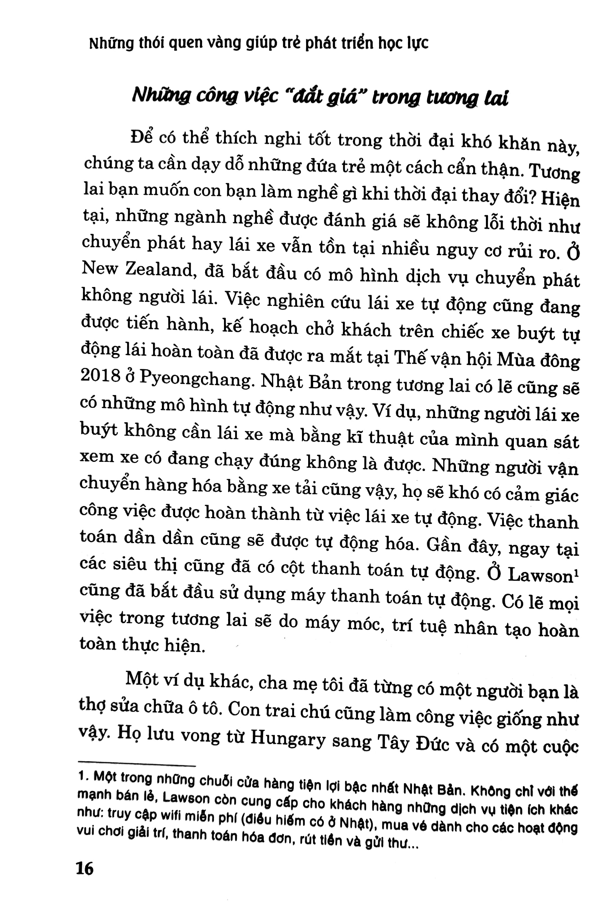 những thói quen vàng giúp trẻ phát triển học lực