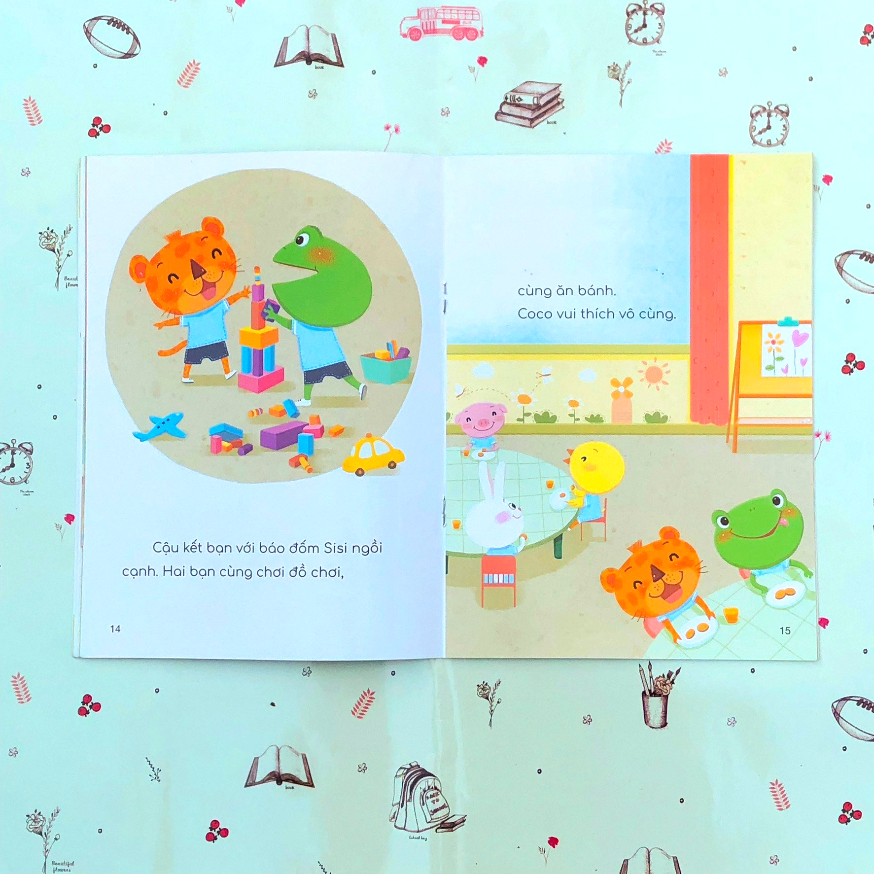 những trải nghiệm đầu đời của bé - coco đi học