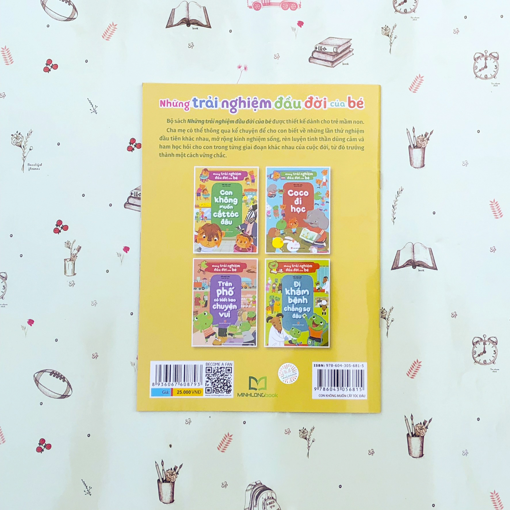 những trải nghiệm đầu đời của bé - con không muốn cắt tóc đâu