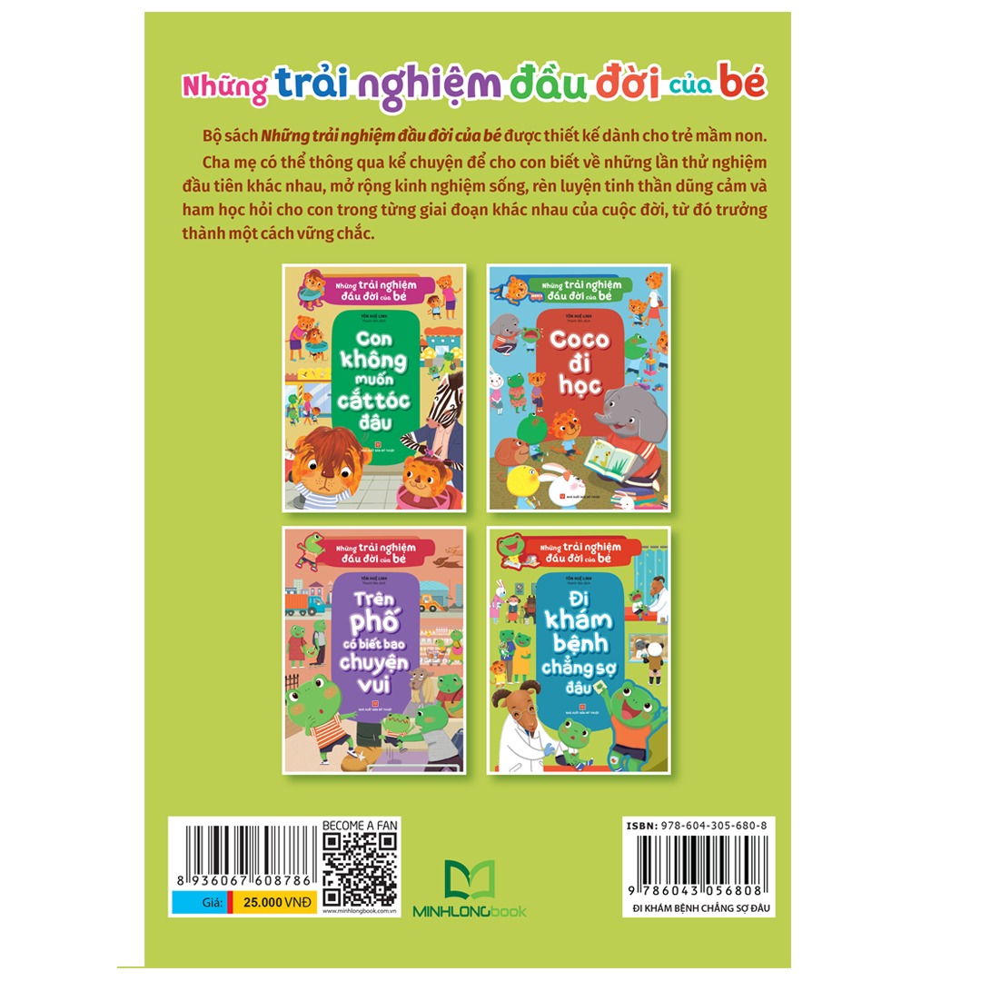 những trải nghiệm đầu đời của bé - đi khám bệnh chẳng sợ đâu