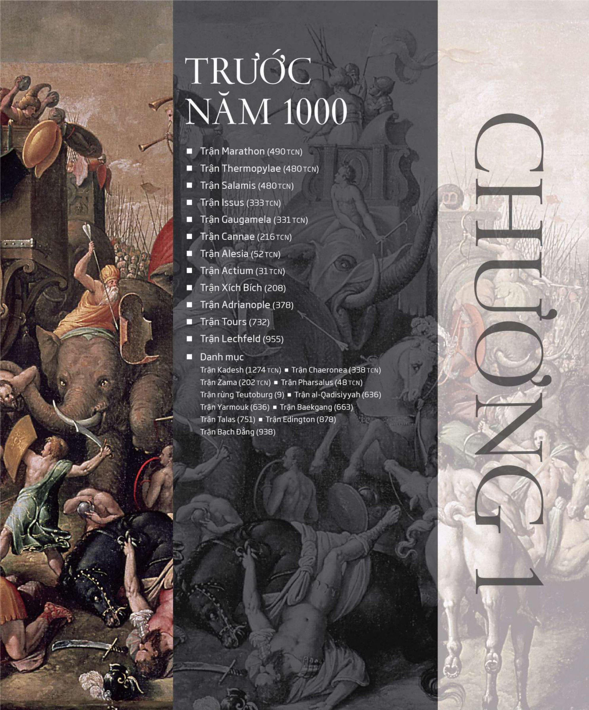 những trận chiến thay đổi lịch sử - ấn bản giới hạn - bìa da nâu