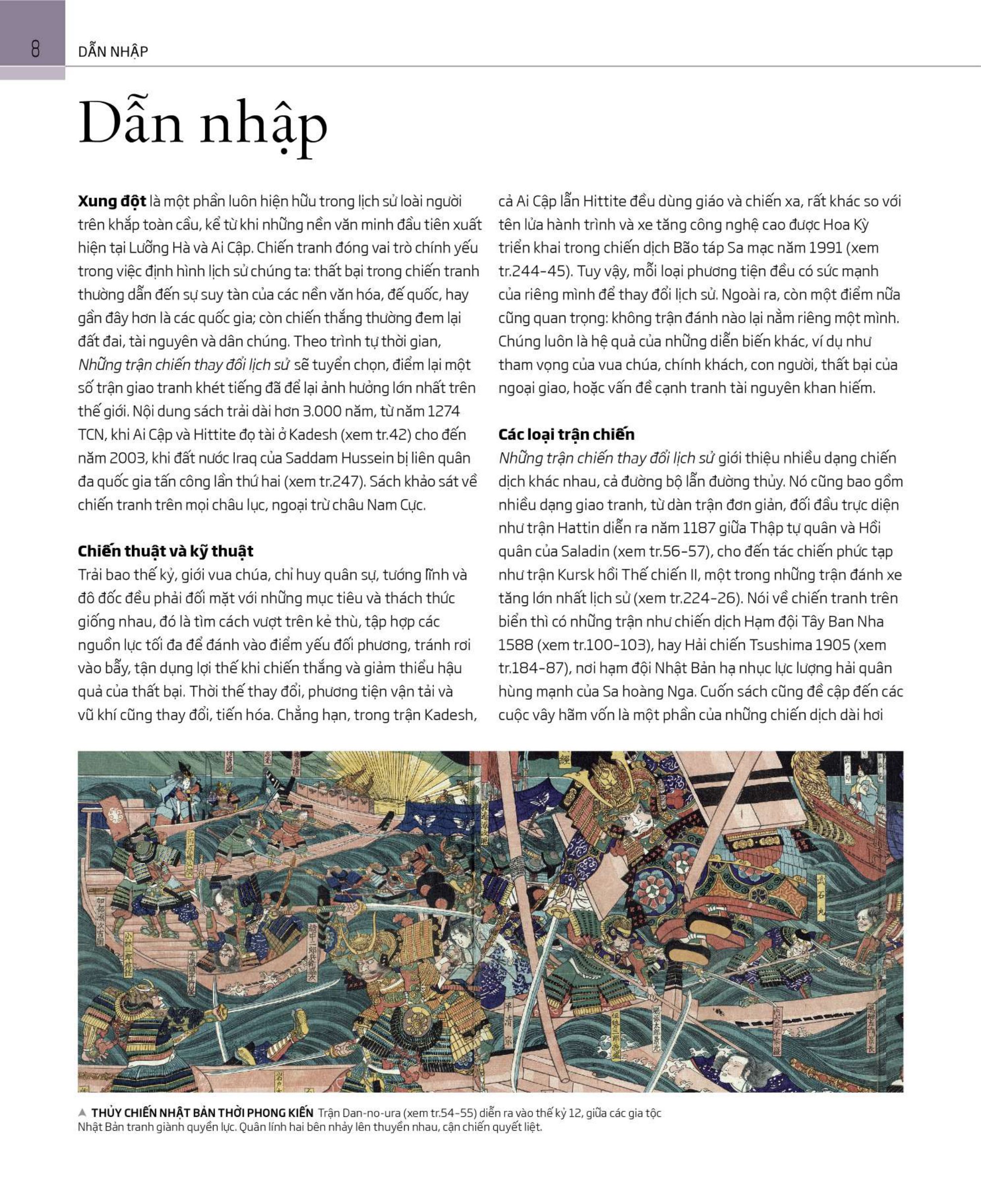 những trận chiến thay đổi lịch sử - ấn bản giới hạn - bìa da nâu