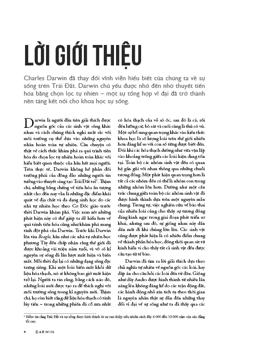 những trí tuệ vĩ đại - darwin nhà tự nhiên học, hành trình vĩ đại và thuyết tiến hóa