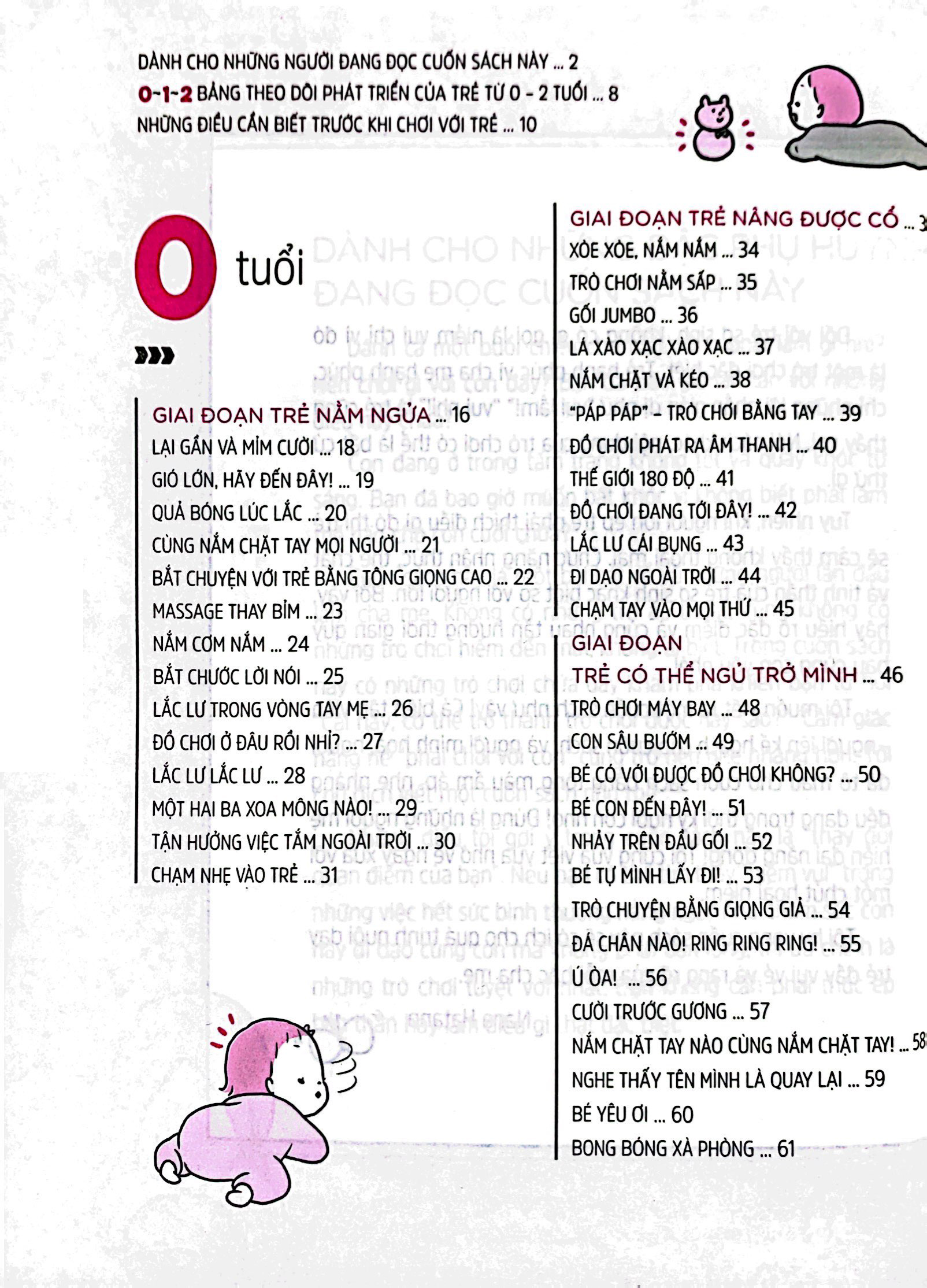 những trò chơi giúp trẻ 0-2 tuổi phát triển toàn diện thể chất và tâm hồn