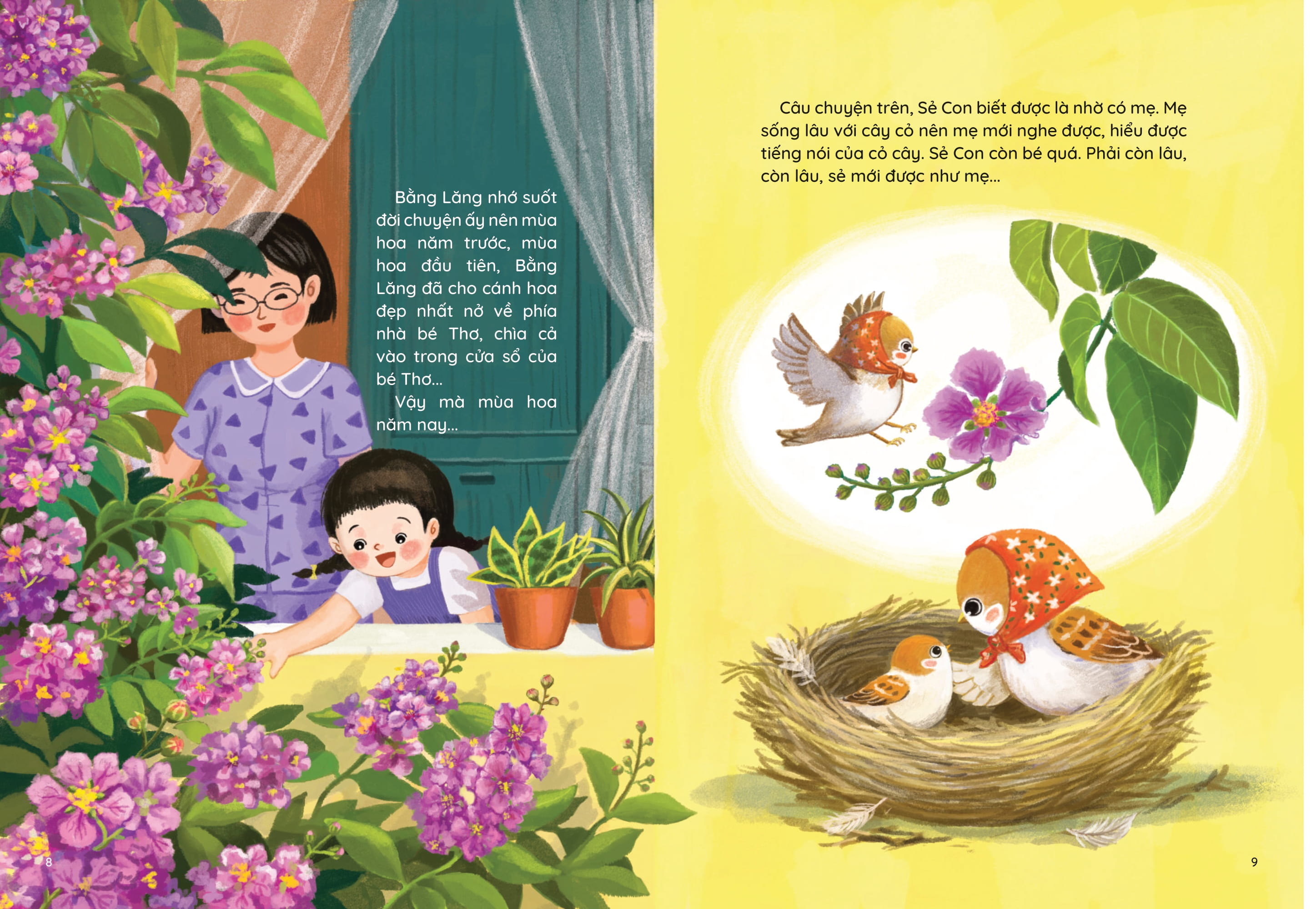 Nhung Truyen Hay Viet Cho Thieu Nhi - Phien Ban Sach Tranh - Chu Se Con Va Bong Hoa Bang Lang