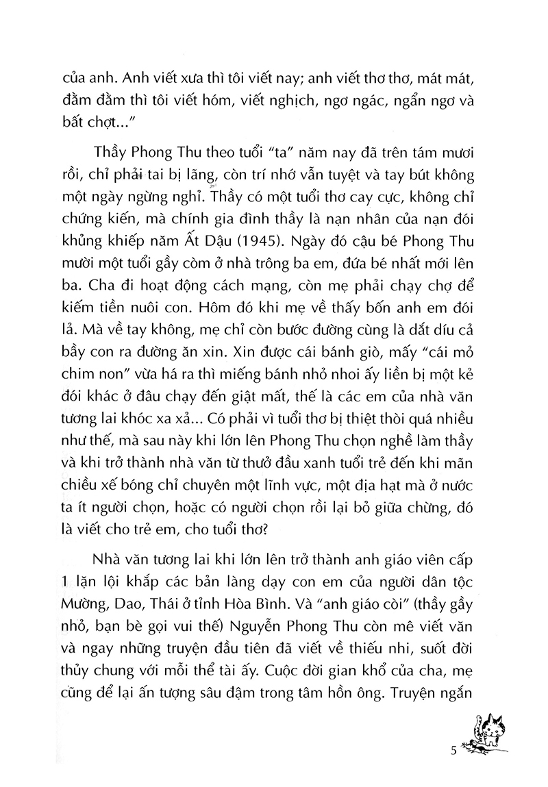 những truyện hay viết cho thiếu nhi - phong thu (tái bản 2019)