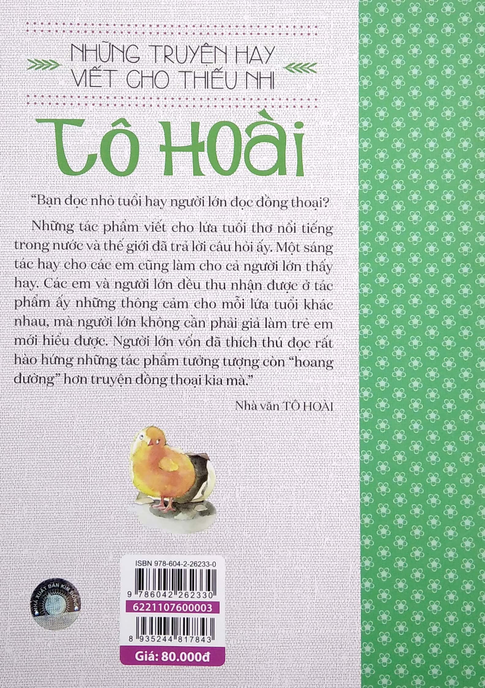 những truyện hay viết cho thiếu nhi - tô hoài (tái bản 2019)