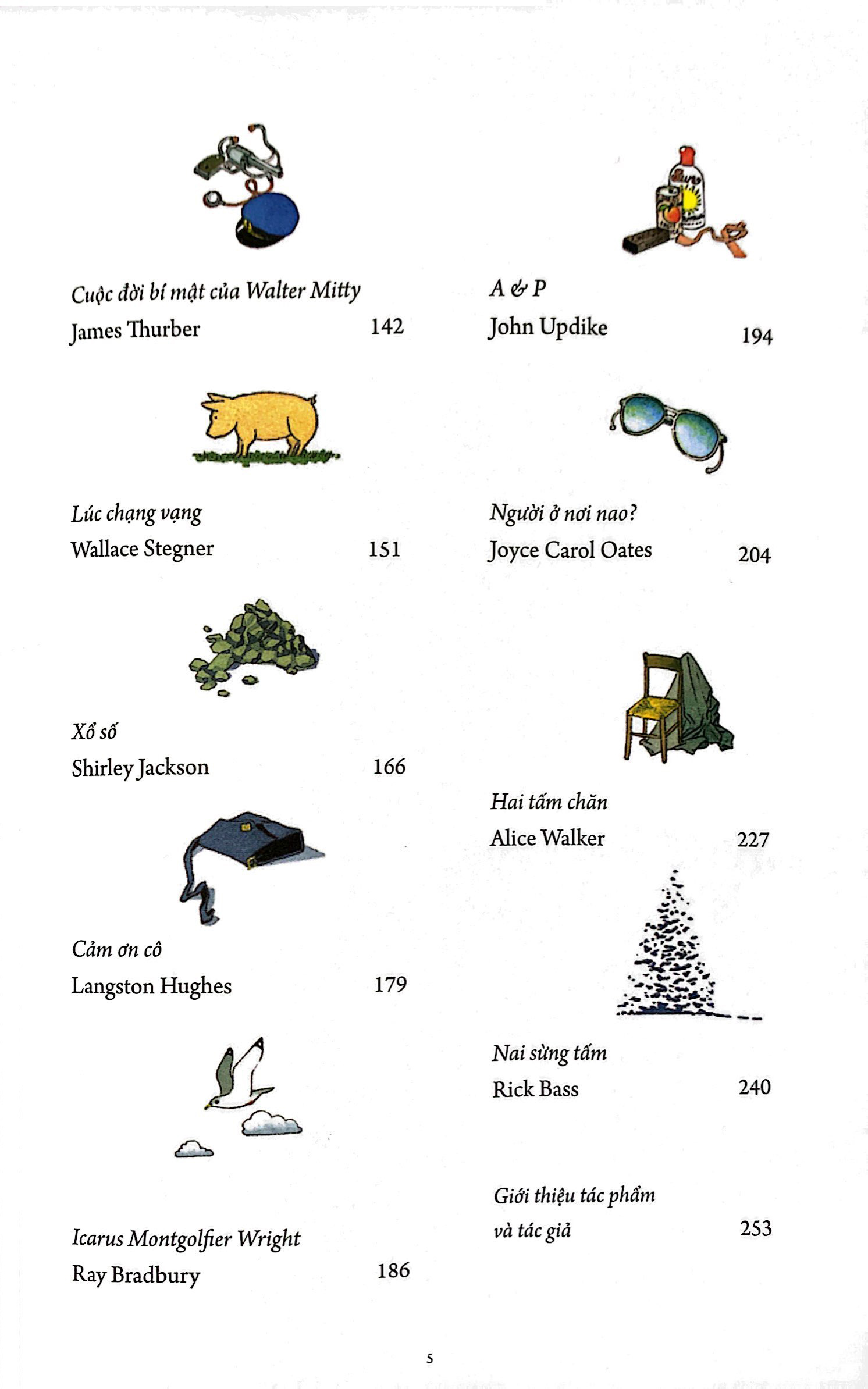 những truyện ngắn mĩ trứ danh