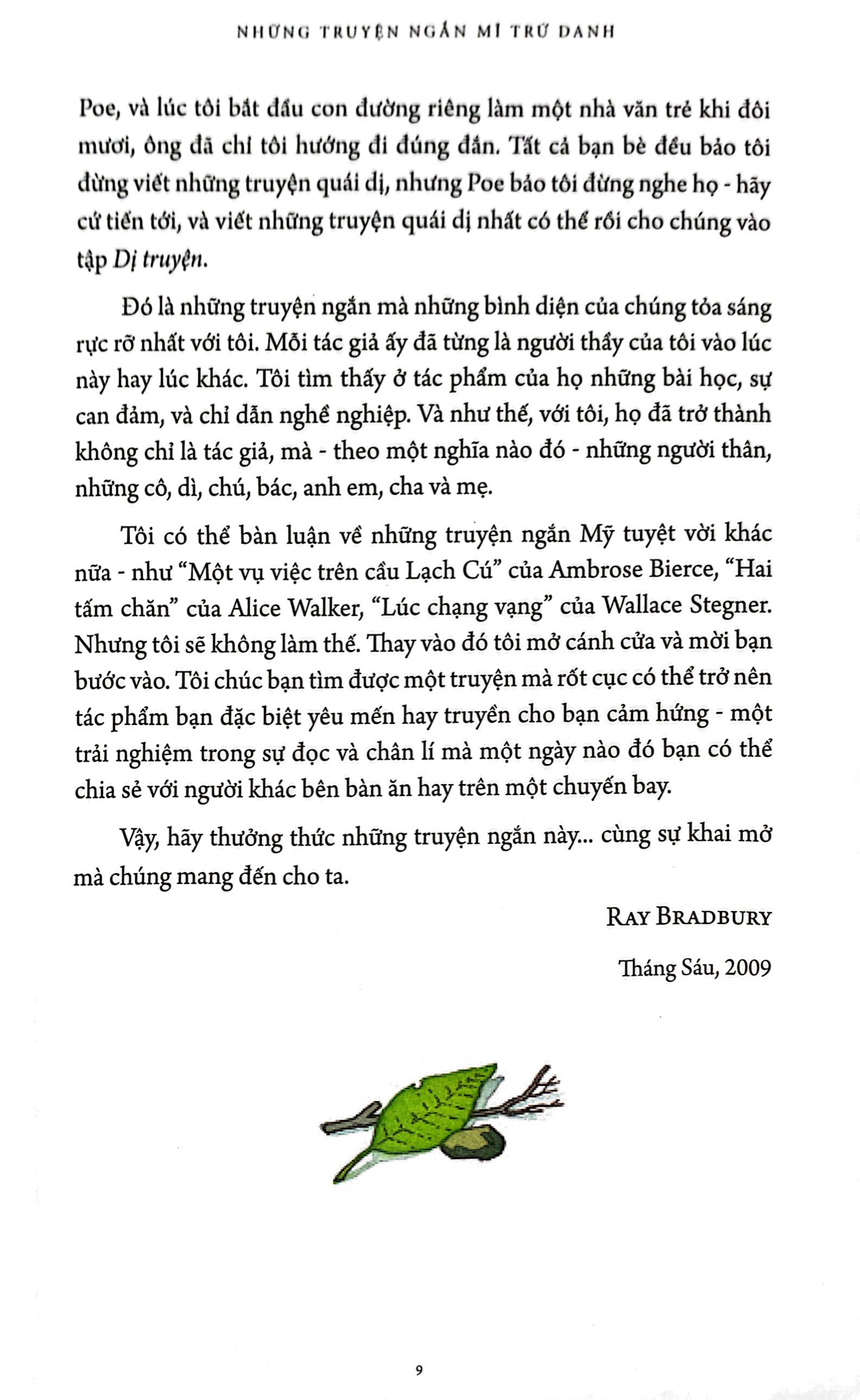 những truyện ngắn mĩ trứ danh